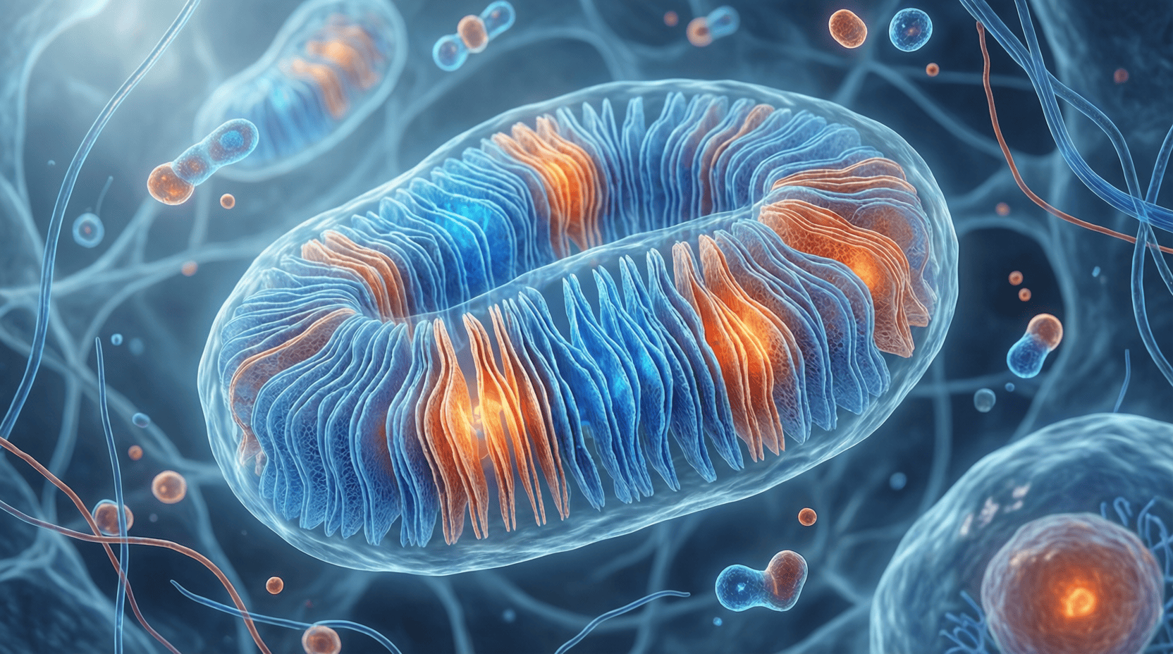 Митохондрии представляют собой невероятно сложные и разнообразные органеллы/. Фото.