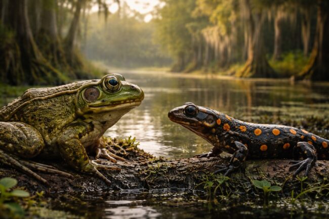 В чем разница между амфибиями и земноводными? Фото.