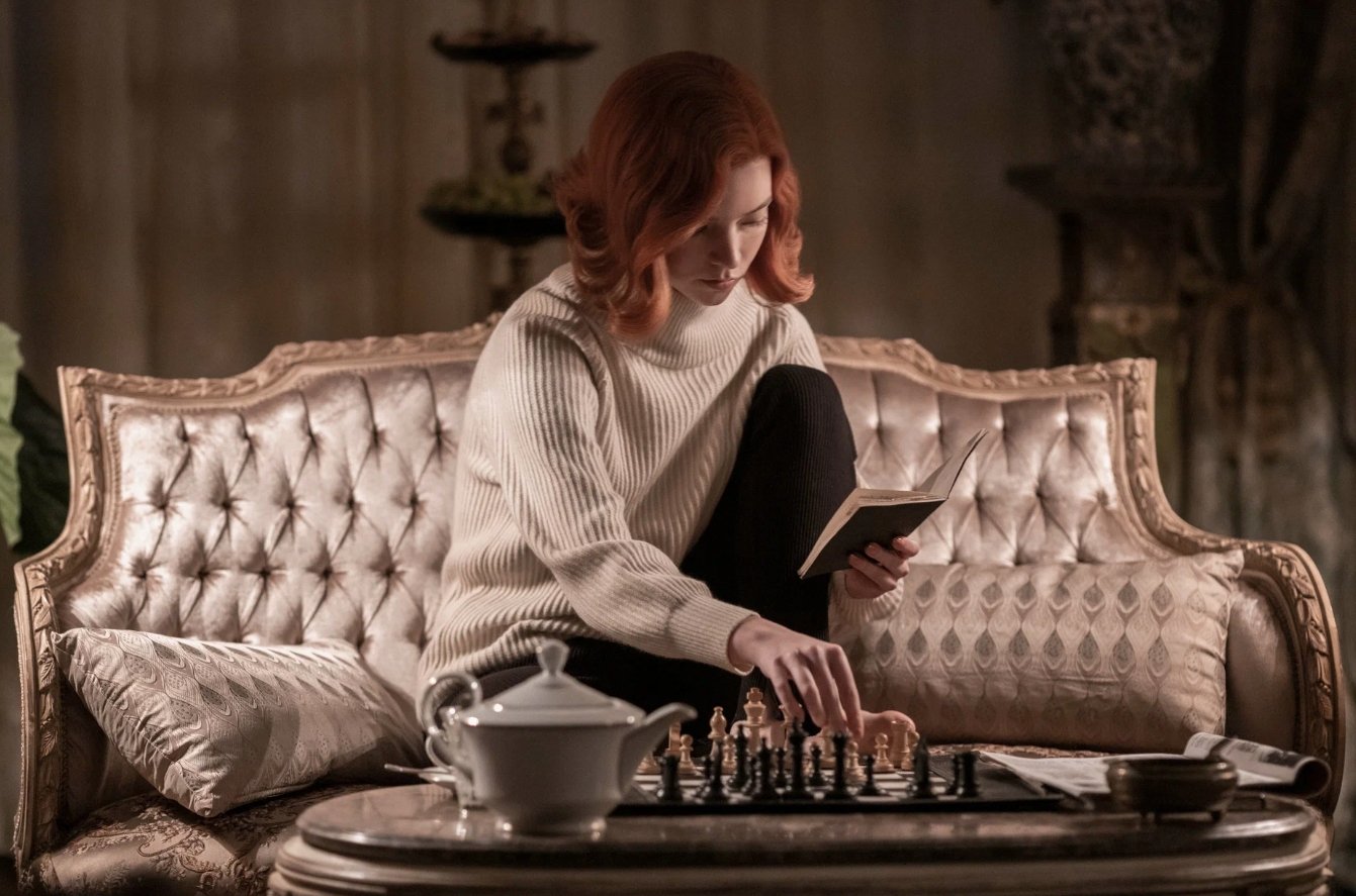 Шахматы тренируют не только ум, но и внимание. Фото.