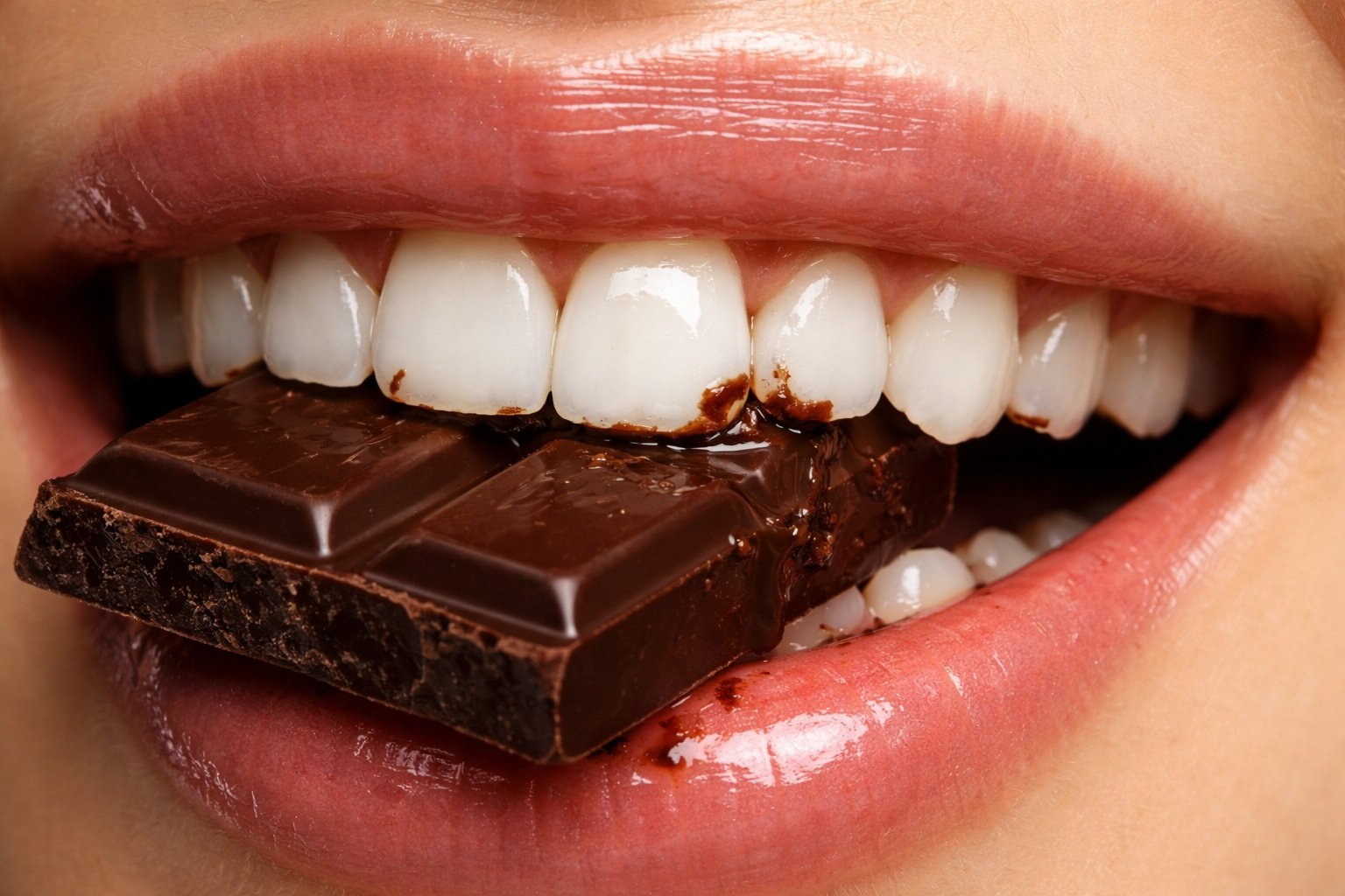 У любителей темного шоколада меньше признаков биологического старения. Фото.