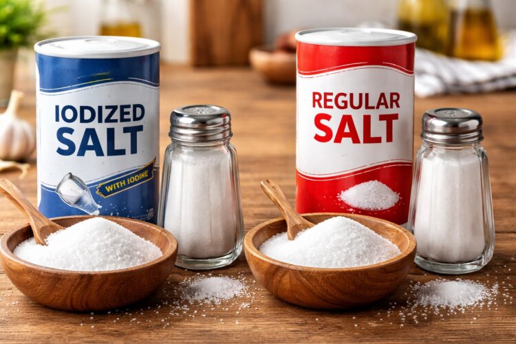 Чем йодированная соль лучше обычной: есть ли смысл переплачивать? Разница в цене между обычной и йодированной солью небольшая, но для некоторых людей она имеет большое значение. Чем йодированная соль лучше обычной: есть ли смысл переплачивать? Разница в цене между обычной и йодированной солью небольшая, но для некоторых людей она имеет большое значение. Фото.
