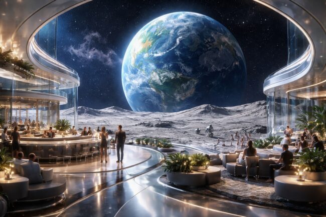 Сколько стоит забронировать отель на Луне? Фото.