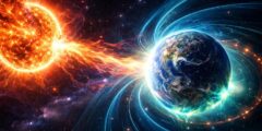 Самая мощная магнитная буря с 2003 года: что происходит с Солнцем и Землей. Фото.