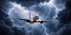 Полет самолета в грозу: что знают пилоты, о чем не говорят пассажирам. Фото.