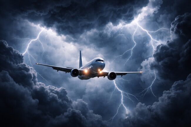 Полет самолета в грозу: что знают пилоты, о чем не говорят пассажирам. Фото.