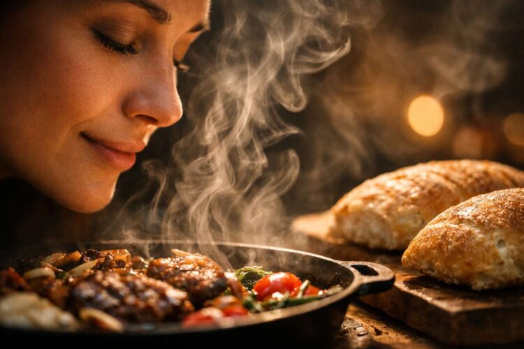 Как запах еды влияет на мозг и запускает чувство голода. Обонятельные пути имеют особую (для сенсорных систем) близость к лимбическим структурам. Часто более калорийные пищевые сигналы воспринимаются как более привлекательные. Фото.