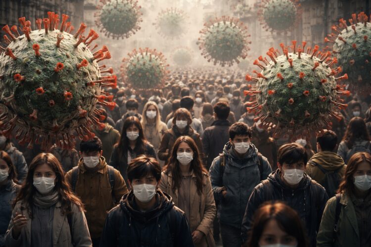 3 самых опасных вируса в 2026 году, которые беспокоят ученых. Вирусы гриппа способны обмениваться генами между собой, из-за чего новые опасные штаммы иногда появляются буквально за один сезон. Фото.