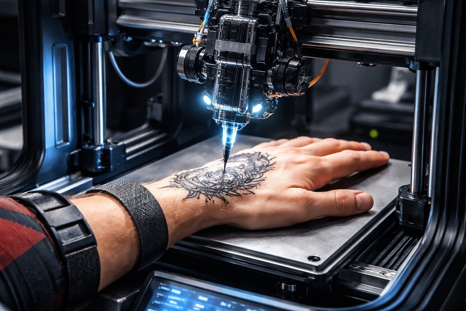 3D-принтеры могут делать татуировки на коже: результат впечатляет