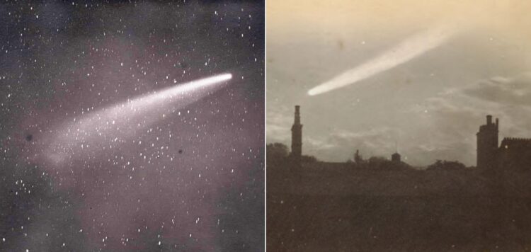 Самые известные кометы Крейца: 1843, 1882, Ikeya–Seki и Lovejoy. Великая сентябрьская комета 1882 года (C/1882 R1) одна из первых комет, которую удалось сфотографировать. Источники изображений: naked-science.ru, astronsk.ru. Фото.