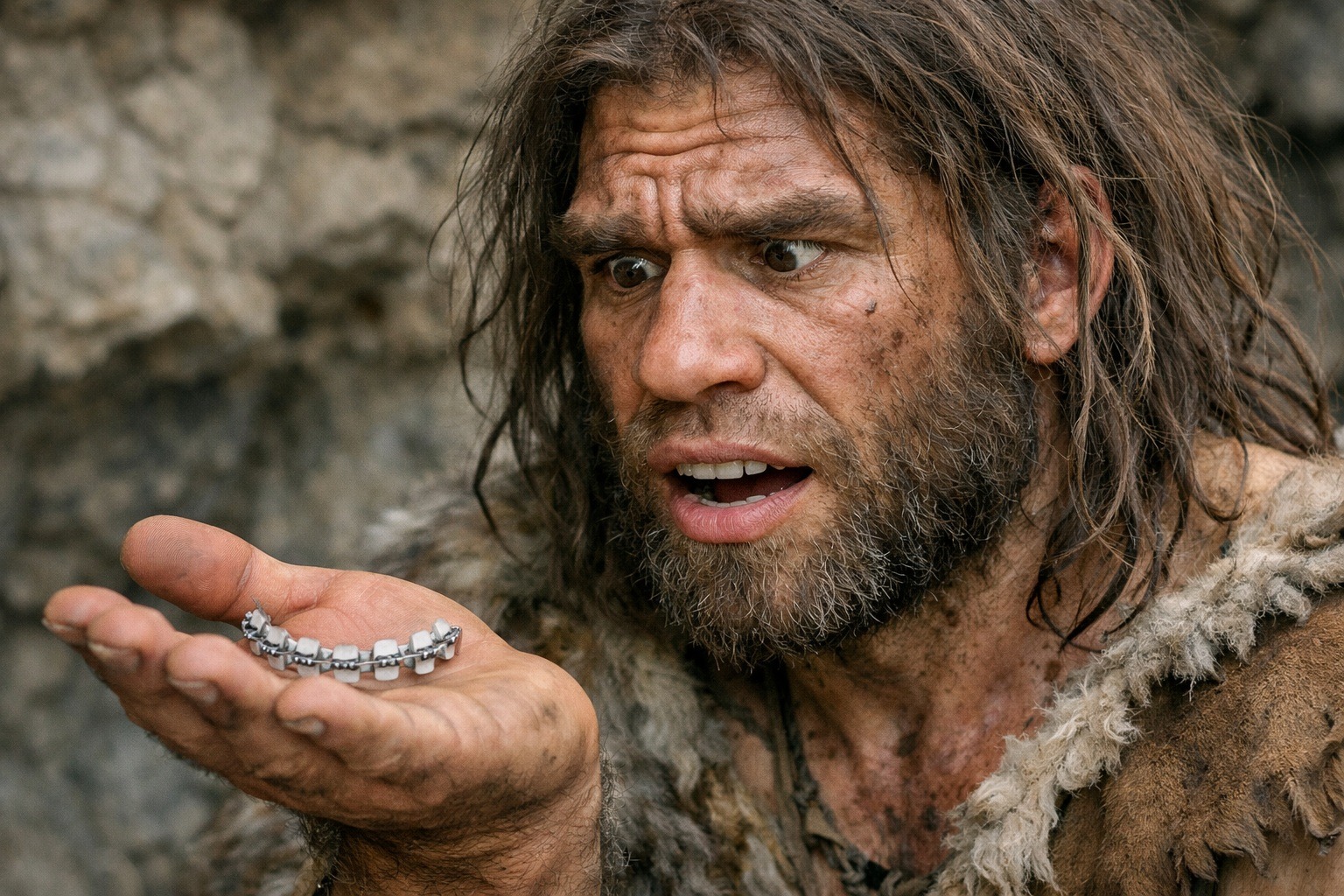 Почему у древних людей были ровные зубы даже без брекетов