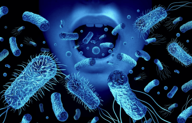 Бактерии во рту могут говорить о грядущем ожирении. Фото.