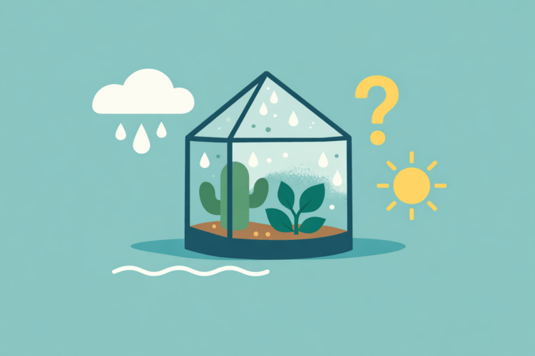 Почему флорариум запотевает и что с этим делать: простой гид без страшных слов. Разбираемся, как ухаживать за флорариумом. Фото.