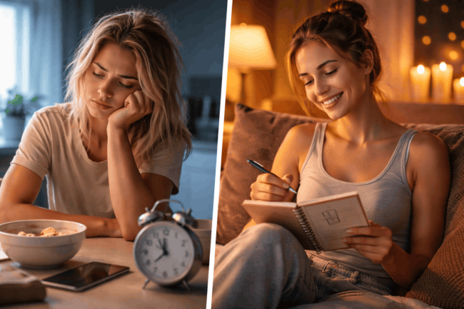 Почему новые привычки проще закрепить вечером, чем утром. Фото.