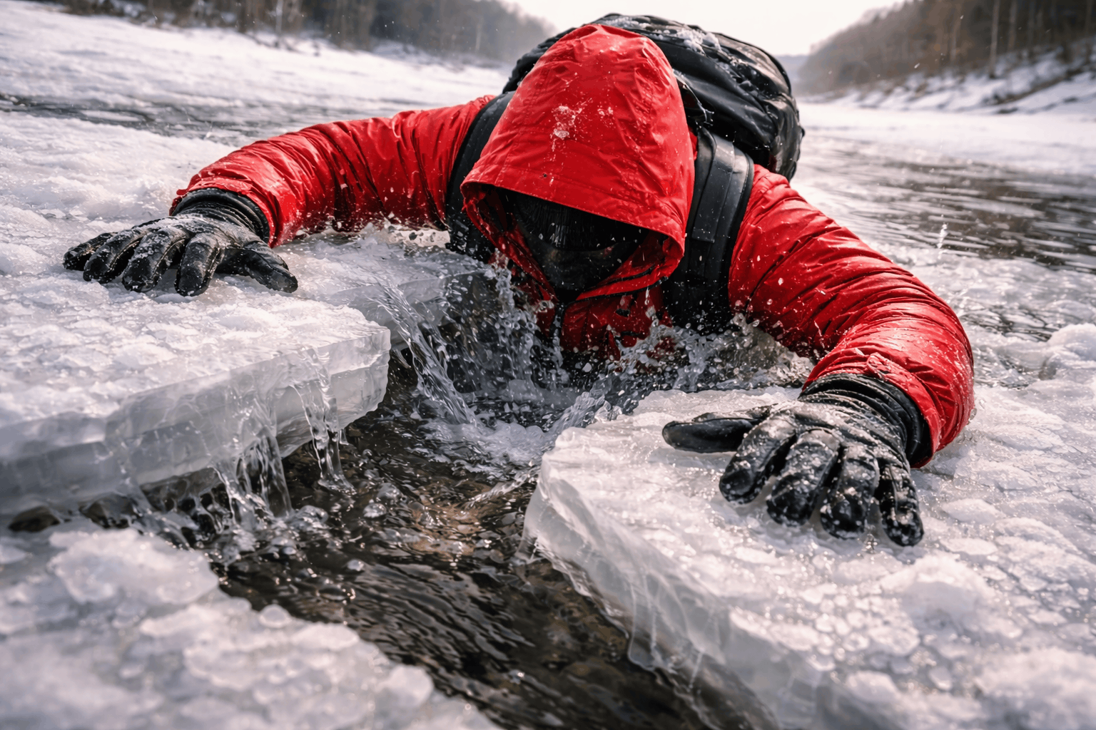 Опасный лёд в феврале: почему он теряет прочность и где нельзя ходить