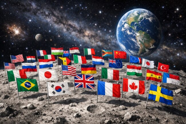 Какой стране принадлежит Луна? Простой ответ за минуту. Фото.