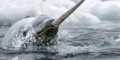 Морские единороги Арктики: кто такие нарвалы и зачем им 3-метровый бивень. Фото.