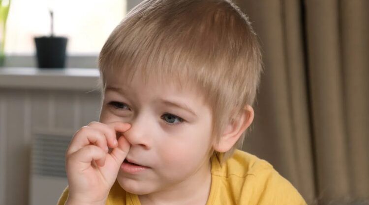 Почему дети едят сопли. Отоларингологи отмечают, что сухой воздух в помещении увеличивает образование плотных козявок, провоцируя ребенка их доставать. Источник изображения: ktla.com. Фото.