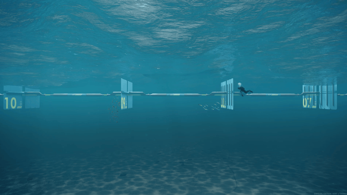 Eco-Friendly Ways of Generating Energy. The structure does not disturb local marine life. They even settle near it. Image: New Atlas. Photo.