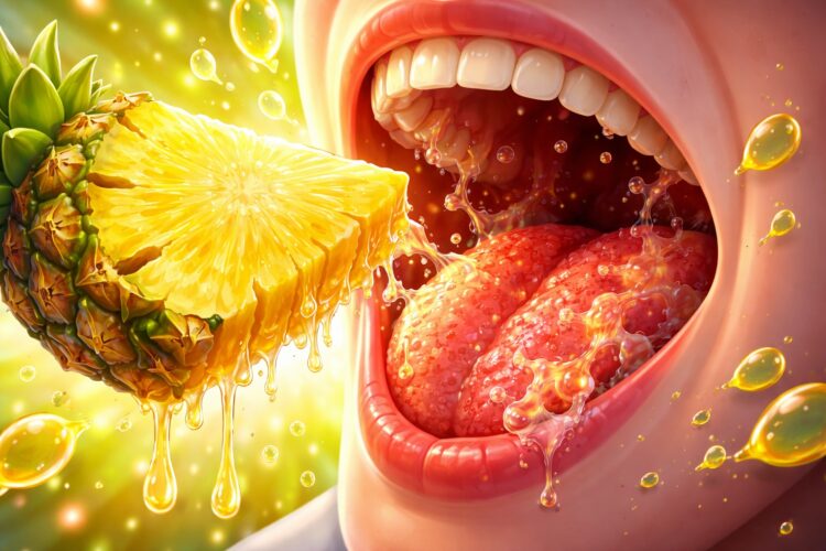 Когда вы едите ананас, он ест вас в ответ. Когда вы едите ананас, он ест вас в ответ. Фото.