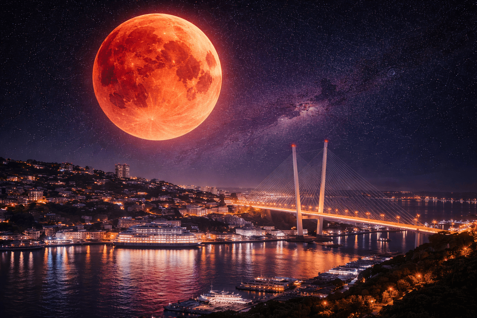 Лунное затмение 3 марта 2026 года: где будет видно Кровавую Луну и во сколько начнётся