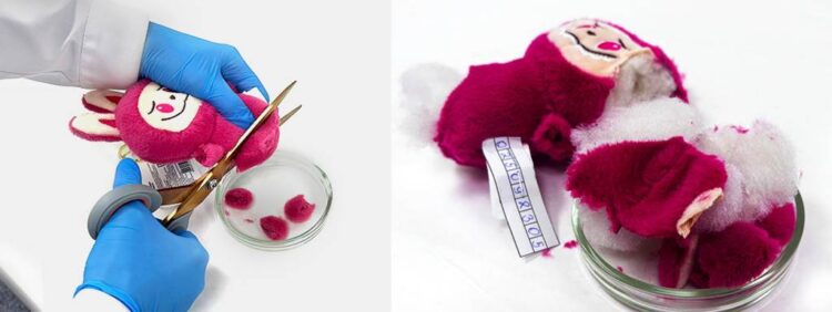 Проверка игрушек лабубу: что именно тестировали эксперты. Да, чтобы изучить лабубу, пришлось их расчленить. Такова цена знаний во все времена. Источник изображения: rskrf.ru. Проверка игрушек лабубу: что именно тестировали эксперты. Да, чтобы изучить лабубу, пришлось их расчленить. Такова цена знаний во все времена. Источник изображения: rskrf.ru. Фото.