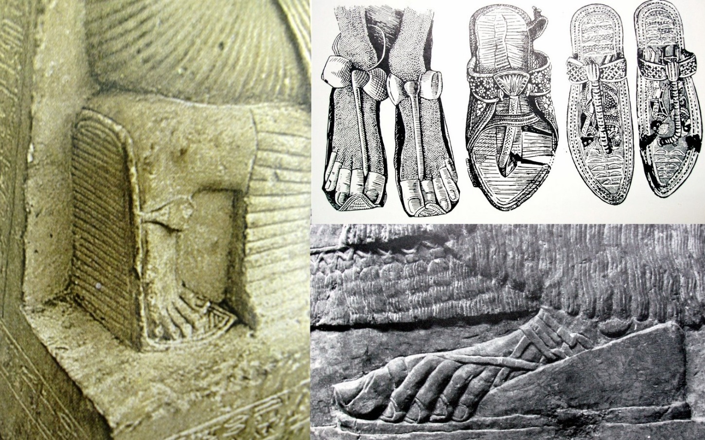 The First Heeled Shoes. Footwear from Ancient Egypt. Image source: kaskus.co.id.