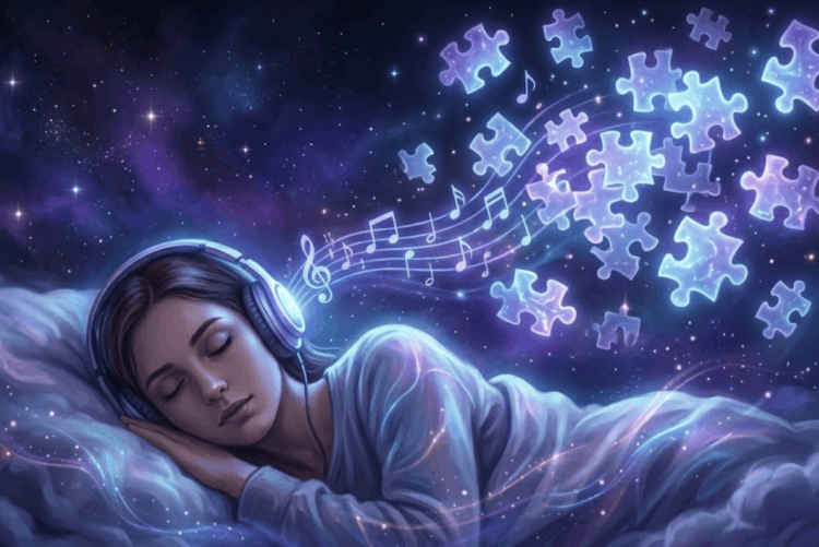 Осознанные сновидения как научный инструмент. Включение ассоциативной музыки помогало вернуться к решению задач. Фото.