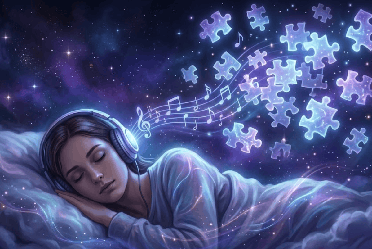 Осознанные сновидения как научный инструмент. Включение ассоциативной музыки помогало вернуться к решению задач. Фото.