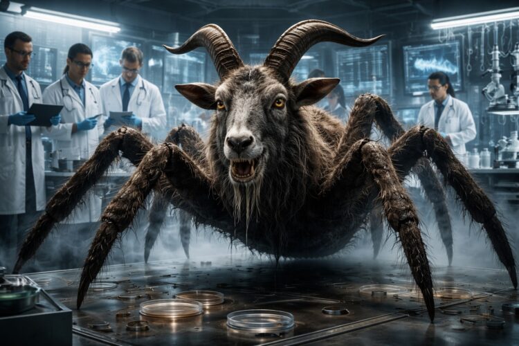 Ученые скрестили паука и козу: вот что из этого вышло. Эксперимент по скрещиванию паука и козы прошел успешно, но дальше возникли проблемы. Фото.