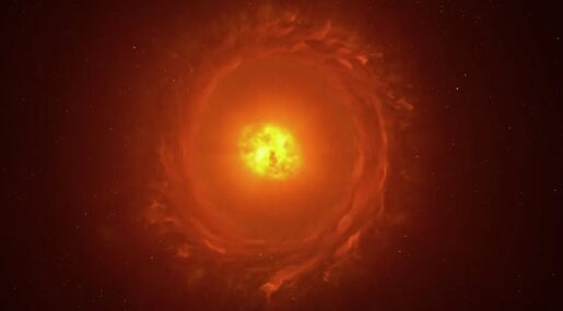 Звезда размером с орбиту Юпитера потемнела за месяцы: ученые в панике. Фото.