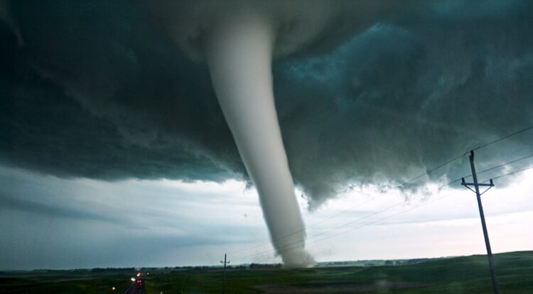 Почему торнадо длятся 2 минуты, а ураганы бушуют неделями. Обычно в торнадо скорость ветра достигает 180 км/ч. Источник изображения: wikimedia.org. Фото.