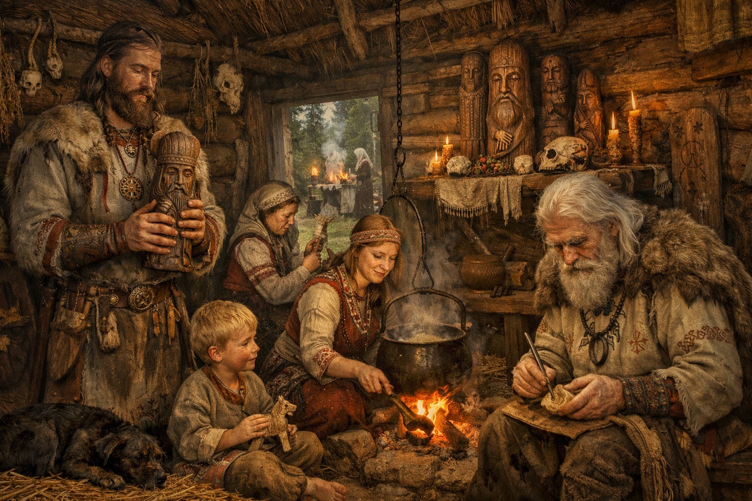 В отдельных деревнях верили, что если вынести мусор ночью в полнолуние, ссоры в доме будут повторяться чаще обычного. Фото.