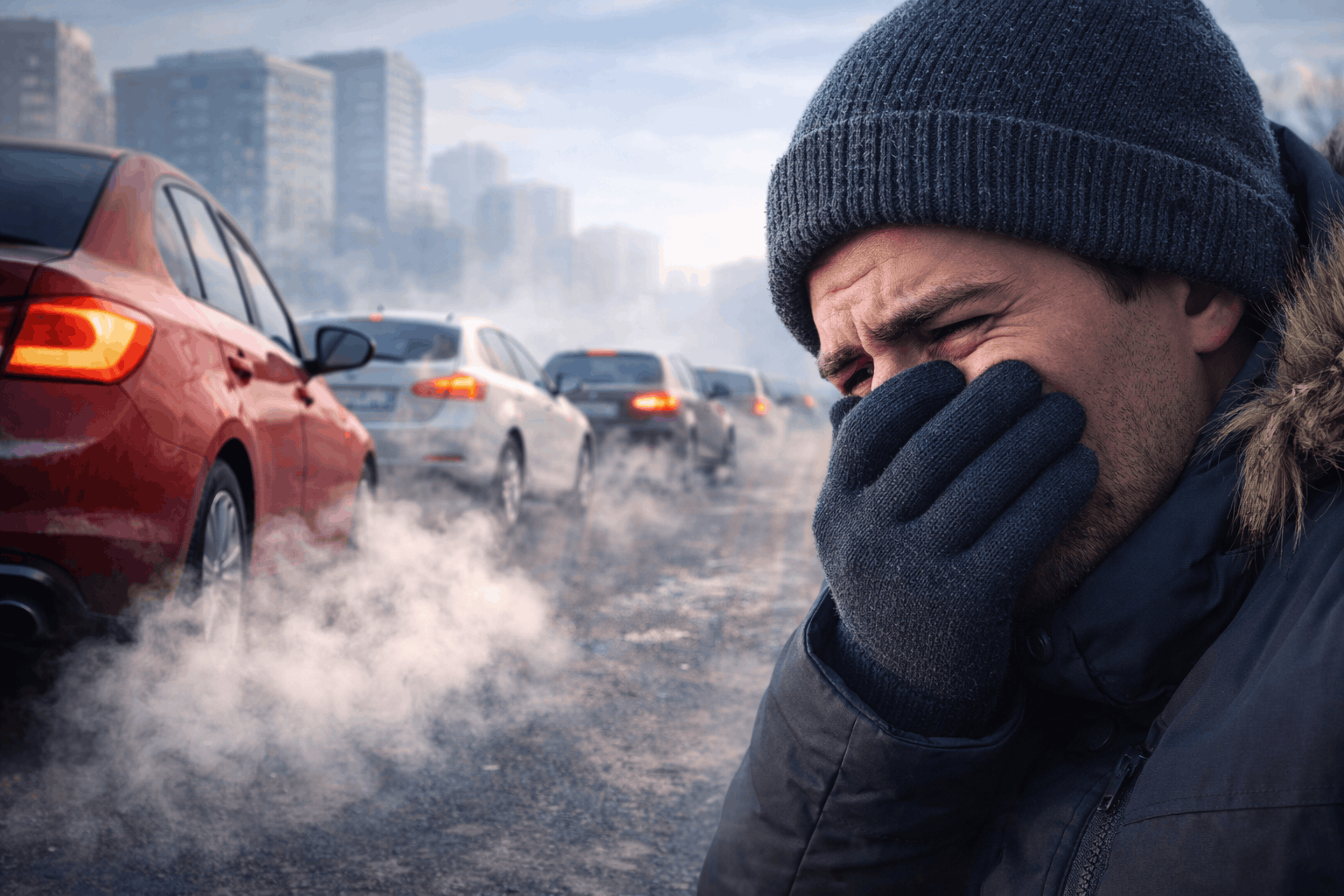 Почему зимой запах выхлопных газов кажется сильнее и что с этим делать