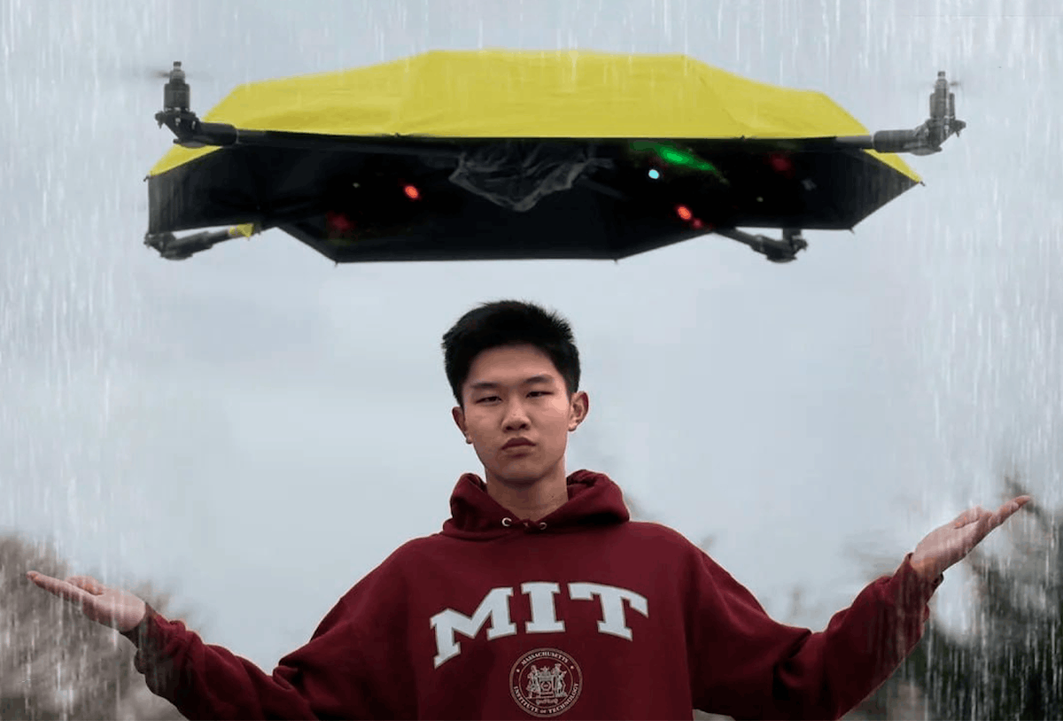 Гениальная идея или хлам. Как работает летающий зонт