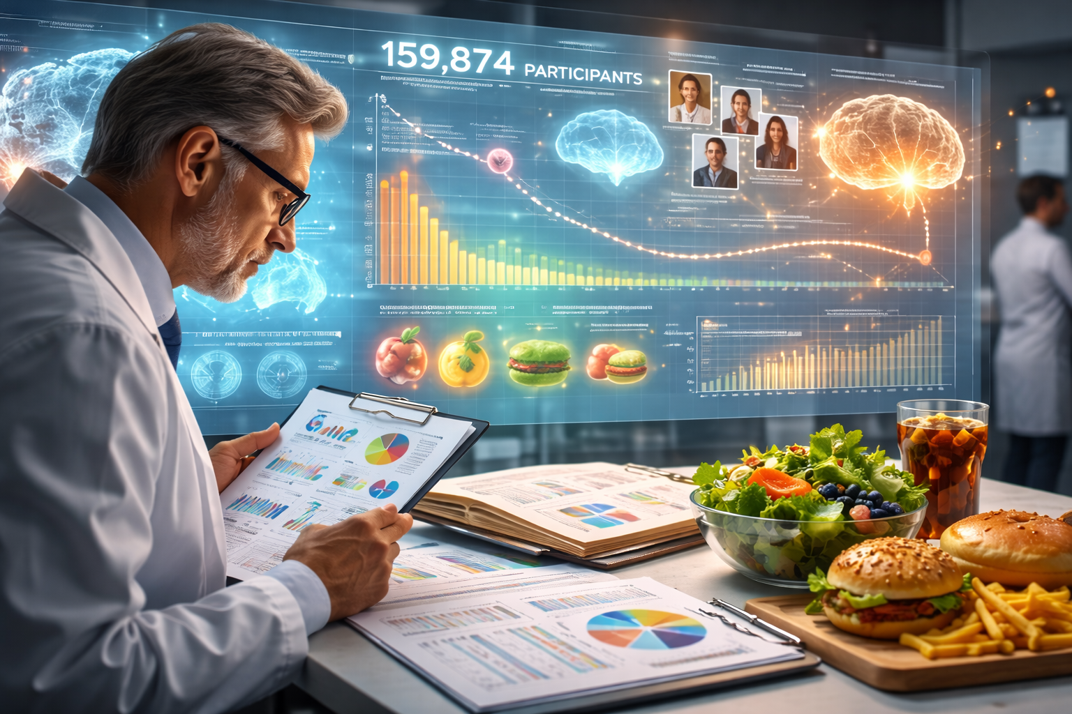 Результаты исследования показывают, что питание связано с ранними признаками когнитивного старения, что подчеркивает важность здорового питания для поддержания когнитивных функций в долгосрочной перспективе. Фото.