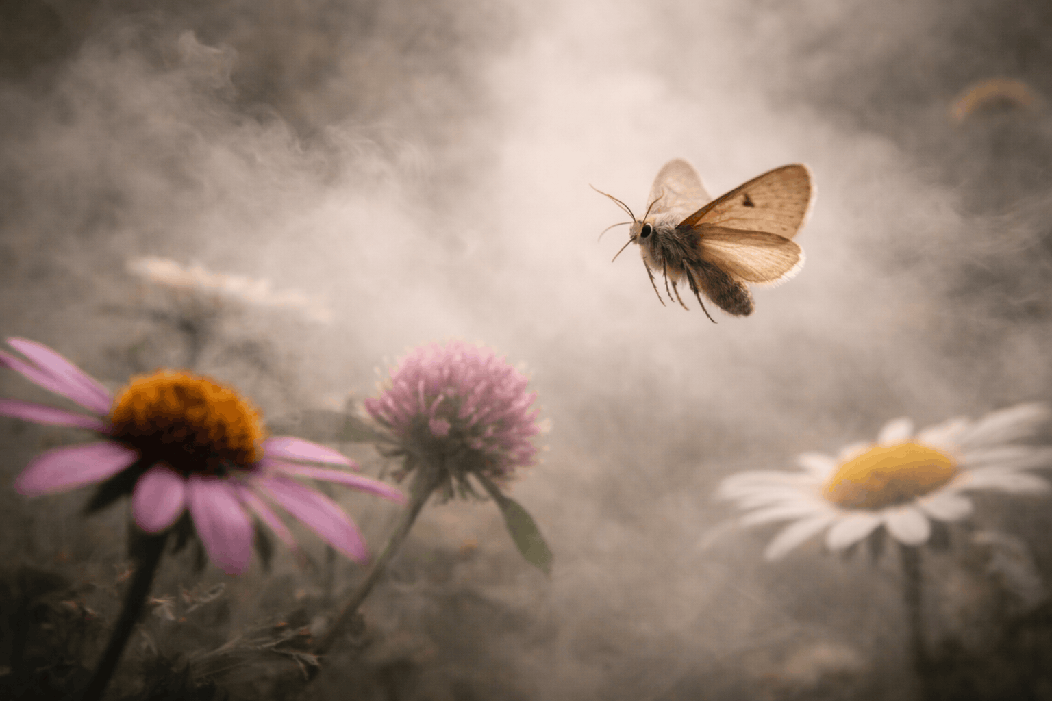 Как загрязнение воздуха мешает насекомым опылять растения. Загрязнение воздуха мешает насекомым взаимодействовать с растениями и друг с другом даже при уровнях, считающихся безопасными для человека. Фото.