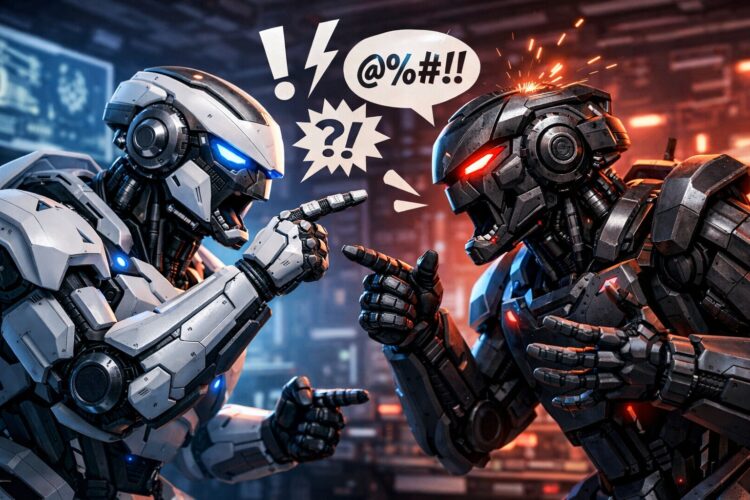 Почему грубые нейросети лучше вежливых. Если два ИИ-агента будут спорить, результат будет более точным. Фото.