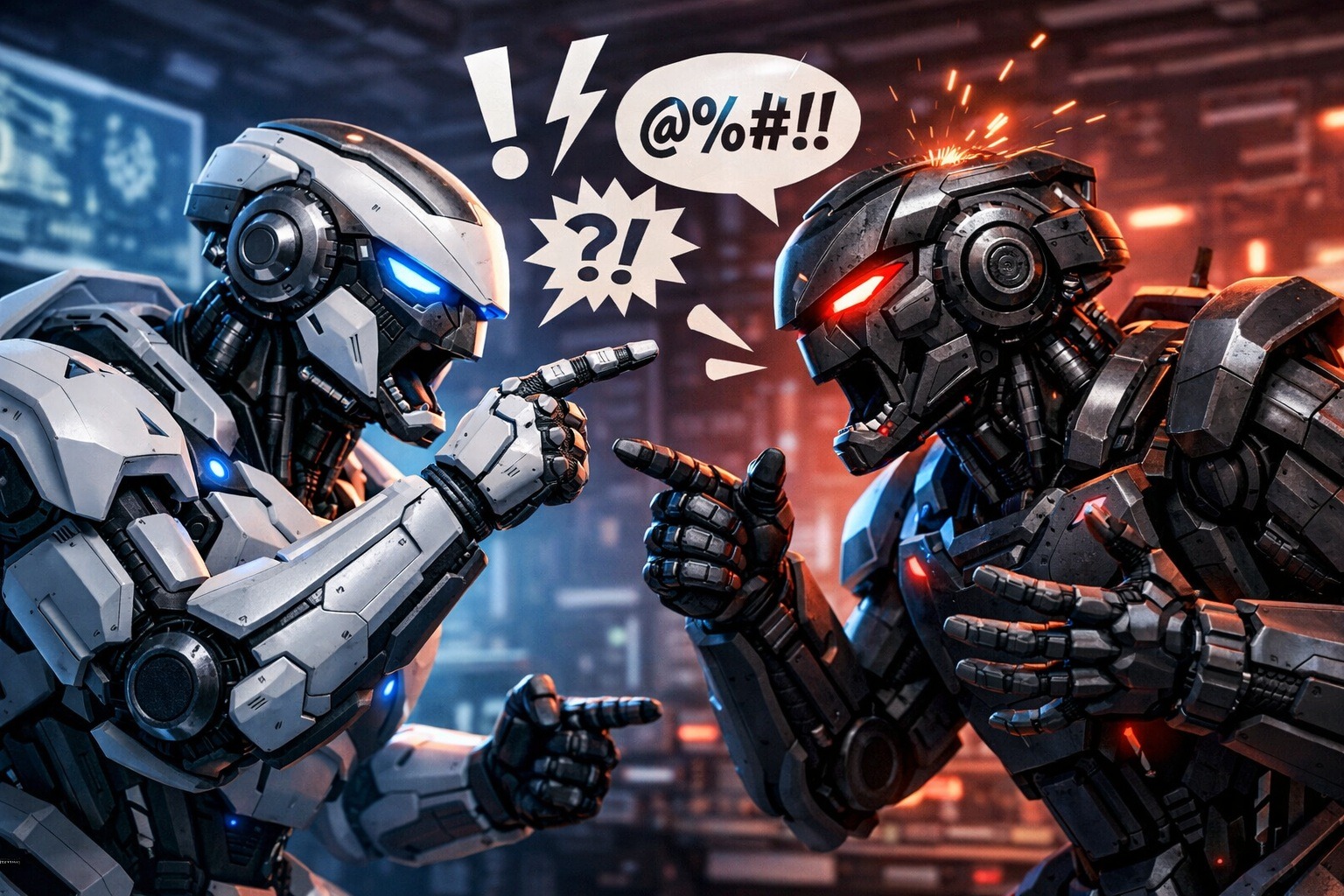 Почему грубые нейросети лучше вежливых. Если два ИИ-агента будут спорить, результат будет более точным. Фото.