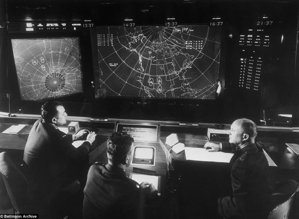 Командный центр NORAD. Источник изображения: dailymail.co.uk. Фото.