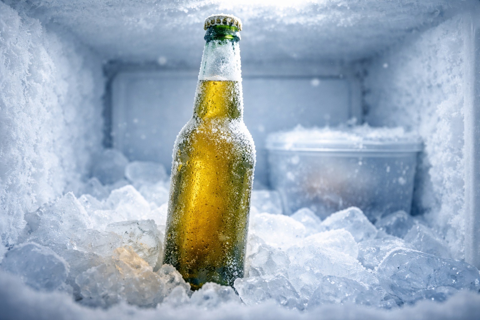 Почему нельзя охлаждать пиво в морозилке