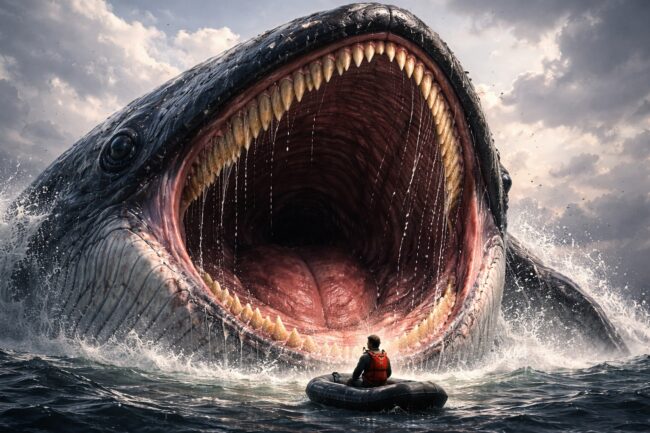 Какое животное имеет самый большой рот в мире? Фото.