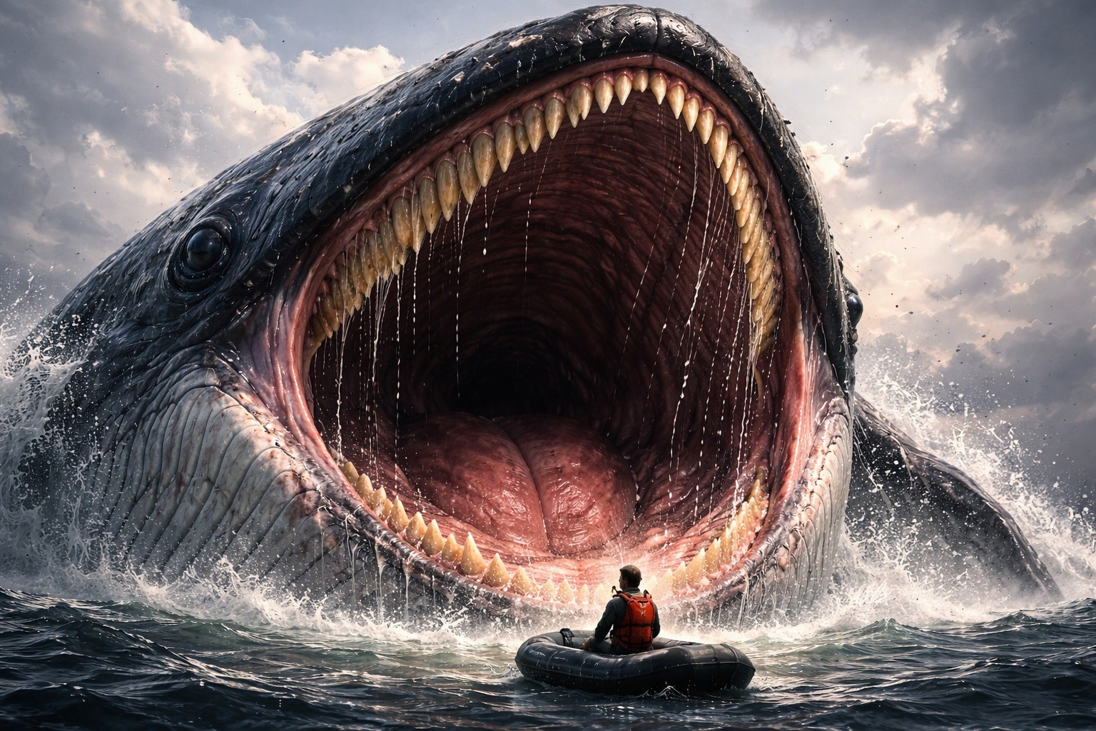 Какое животное имеет самый большой рот в мире?