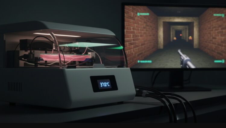 Что такое биологический компьютер. Клетки мозга в инкубаторе, способные играть в Doom. Источник изображения: bing.com. Фото.