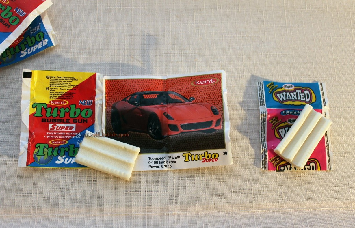Как в СССР появилась жвачка «Турбо». Жвачка «Турбо» с вкладышами. Источник изображения: yaplakal.com. Фото.