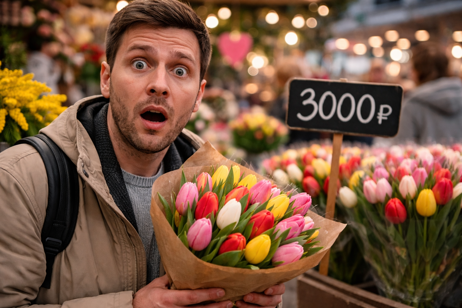 Почему дорожают цветы перед 8 Марта и кто на этом зарабатывает