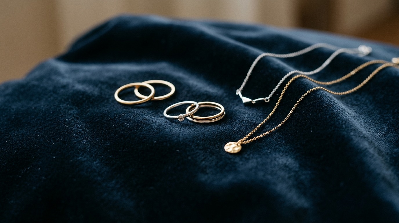 Нежные украшения из золота и серебра лучше чистить специальными составами. Фото.