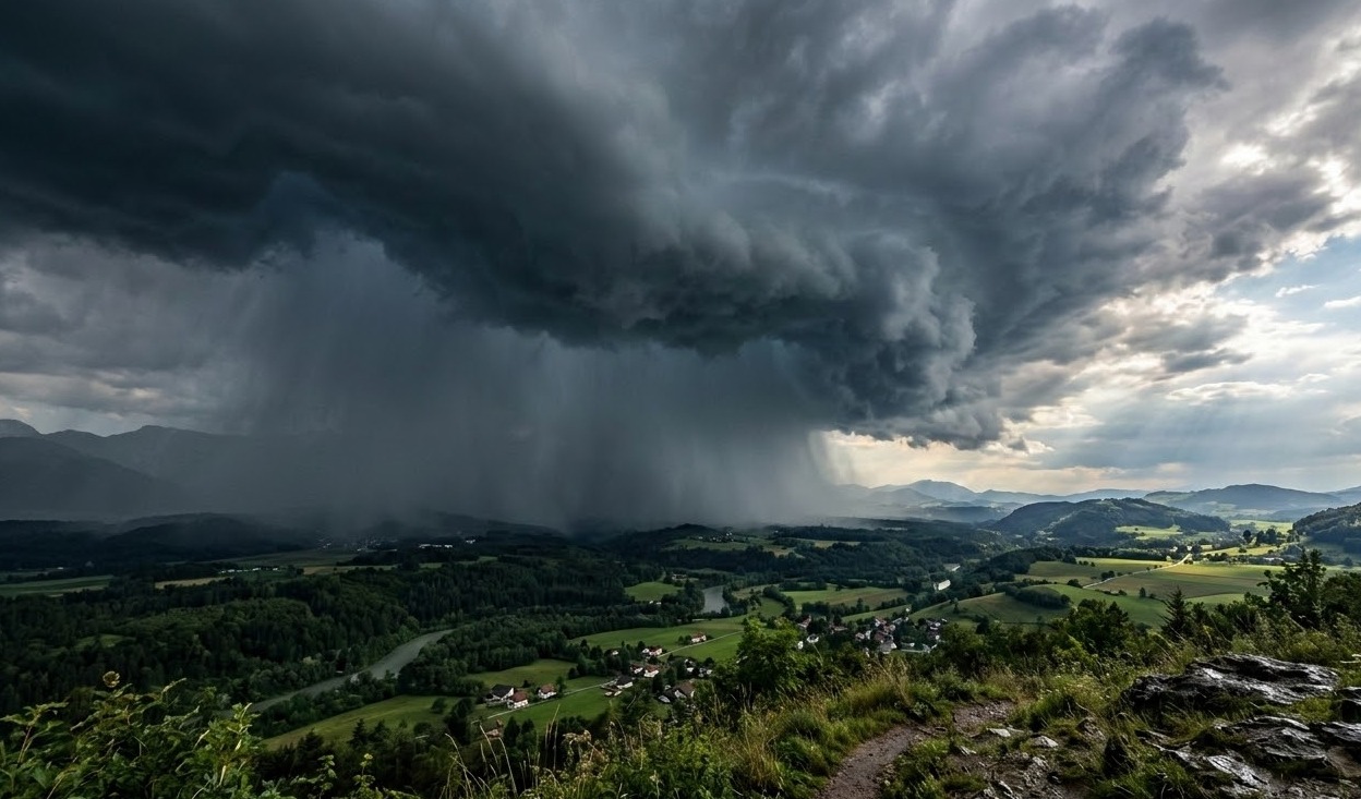 Почему облака не падают на землю. Дождь это процесс падения облака на землю. Фото.