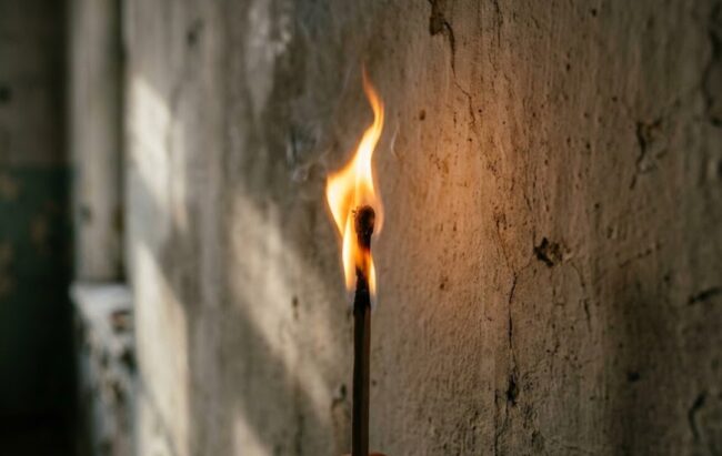 Из-за чего у огня нет тени: самое просто объяснение. Фото.