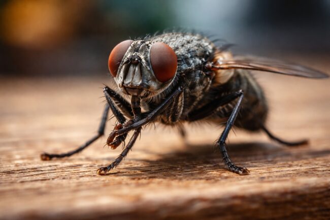 Зачем мухи трут лапки: этому есть стразу три причины. Фото.