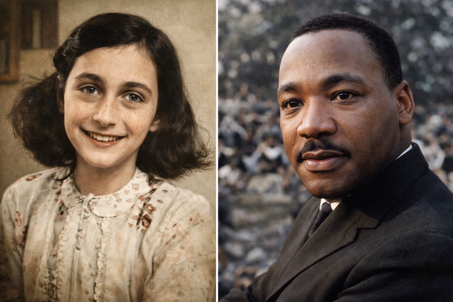 Франк и Лютер Кинг. Фото.